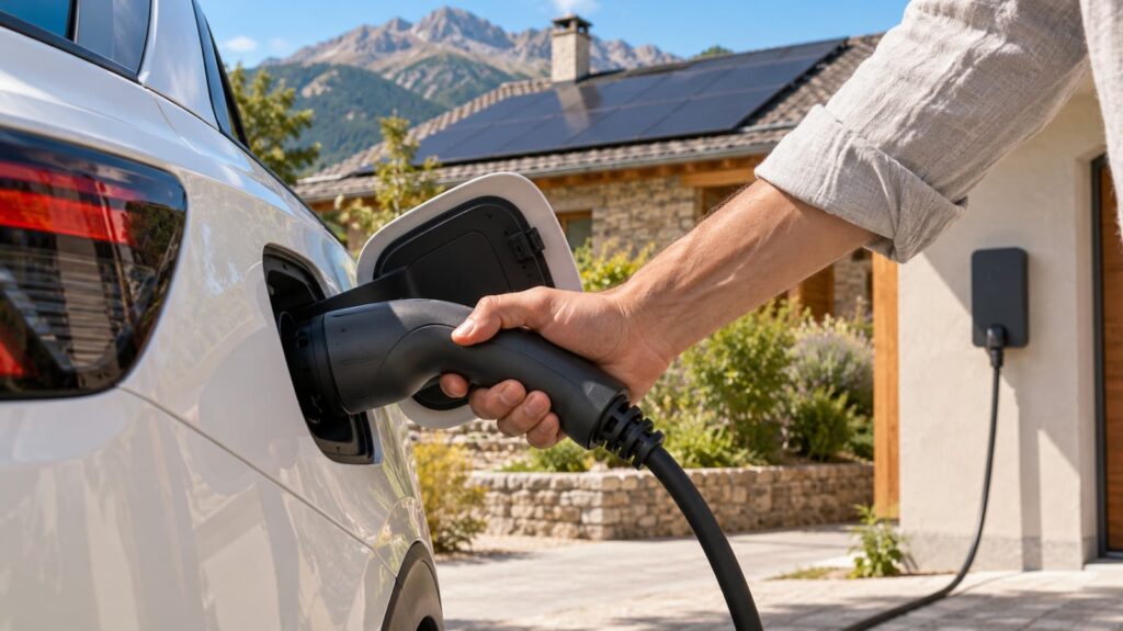 Comment recharger sa voiture électrique avec des panneaux solaires ? 